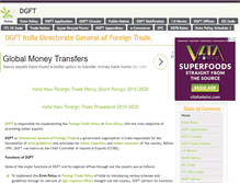Tablet Screenshot of dgft.org